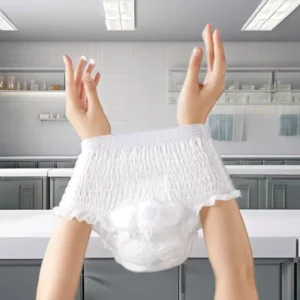 New Design Hygiene Adult Diapers Sanitary Pull Up Leak Guard Underwear Panties Menstrual Care XL Non Woven PE Film