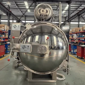 New Horizontal Automatic Pouch Food Retort Autoclave Sterilization Machine for Canned Food and Meat