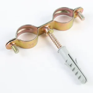 New Type of 3 Inch Rotating Crossover Single M6 Hole Pipe Supporting and Double Quick Pipe Clip M6 Double Pipe Clamps
