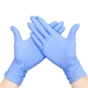 Nitrile Disposable Blue Latex Gloves Powder Free for Medical Lab Supplies Kitchen Cleaning and Dishwashing Protecting Hands