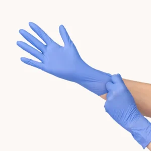 Nitrile Disposable Blue Non Latex Gloves Powder Free for Medical Lab Supplies Kitchen Cleaning and Dishwashing Protecting Hands