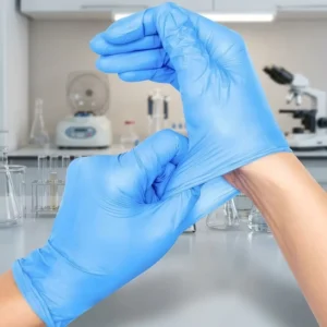 Nitrile Disposable Gloves Powder & Latex Free 4mil Touch Screen Disposable Non Sterile Nitrile Exam Gloves 4 Sizes