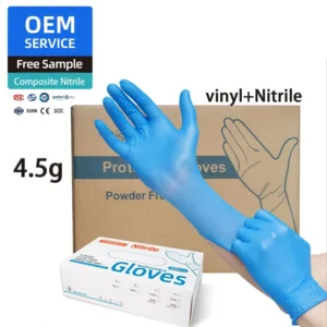 Nitrile Durable Super Elastic Food Grade Safe Gloves Health Inspection Disposable Nitrile Gloves