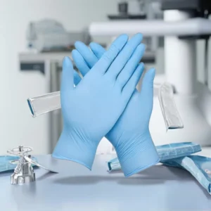 Nitrile Gloves 4 Mil Disposable Nitrile Exam Gloves Blue Disposable Latex Free for Medical Cleaning & Food Prep