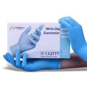 Nitrile Gloves Manufacturer Examination Blue Disposable Nitrile Gloves Powder Free Industrial Disposable Nitrile Gloves