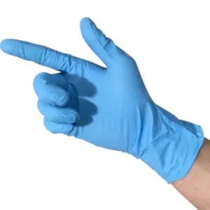 Nitrile Gloves Nitrile Examination Disposable Blue Medical Working Nitrile Gloves in Large Size