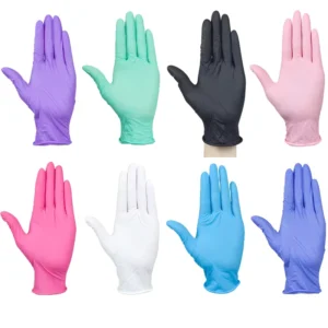 Nitrile Gloves Powder Free 3mil 4 Mil Custom Color Household Gloves Nitrile Personalized Box