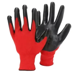 Nitrile Latex Gloves Fingertip Thickening Nitrile Smooth Coated Gloves Safety Gloves