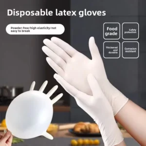 Nitrile Work Gloves Ultra Thin Disposable Waterproof Dustproof Food Grade Durable Cleaning Safety Gloves Multi Size OEM