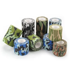 No Sticky to Hair Breathable and Water Resistant High Elastic Nonwoven Cohesive Bandage Vet Wrap Elastic Cohesive Bandage