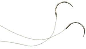 Non-Absorbable Surgical Suture Needle Attached Round Line 5 Size Blue White White 950 Orthopedic Sports Medicine Consumables