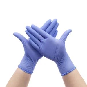 Non Latex Powder Free Disposable Blue Nitrile Examination Gloves Micro touch Medical Lab Gloves