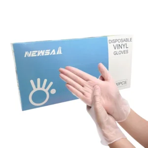 Non Sterile Powder Free Touchscreen Oil Industrial Laboratory Household Examination PVC Vinyl Disposable Gloves