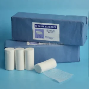 Non Sterile White Medical Elastic Conforming Cotton PBT Gauze Roll First Aid Bandage 90cm X 100y CE Certified Class II