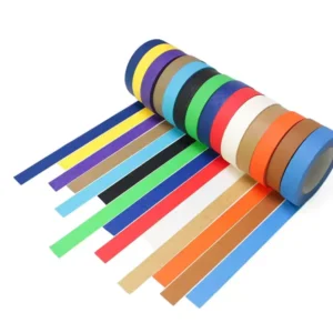Non Toxic Craft Paper Tape Flexible Removable Rainbow Colored Masking Tape for Kids Art School Stationery Use
