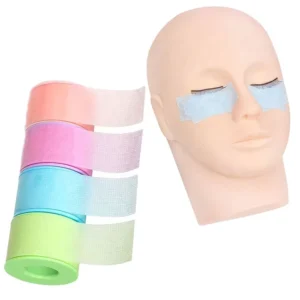 Non Woven Breathable Medical Sensitive Skin Silicone Gel Tape Lash Private Label Surgical Beauty Tool Colorful Eye Eyelash