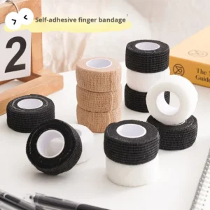 Non Woven Fabric Student Self Adhesive Finger Protection Tape Elastic Self Adhesive Sports Protection Bandage Elasticity