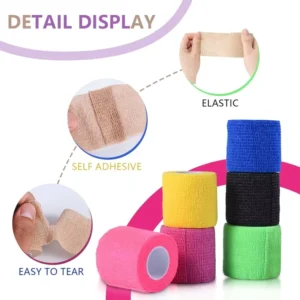 Non Woven Self Adherent Bandage Tape for First Aid and Sports Protection