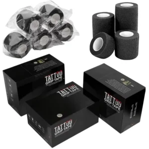 Non Woven Self Adhesive Bandage Sport Cohesive Elastic Bandage Tattoo Grip Cover Wrap