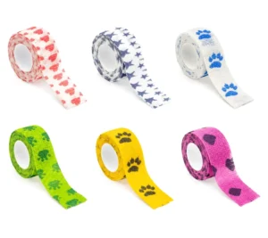 Non Woven Self Adhesive Elastic Bandage Finger Design Printed Pattern Bandage Creative Finger Wrap Bandages Tape