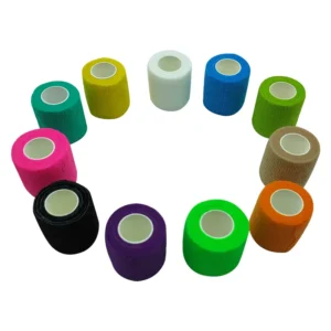 Non Woven Self Adhesive Vet Wrap Cohesive Elastic Bandage Flexible Self Adhesive Medical Pet Cohesive Bandage
