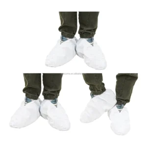 Non slip Dustproof Medical Shoe Covers Laminated Non woven Fabric Class I Model XT009 Hubei Chinese Manufacturer Direct