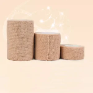 Non woven Colored Elastic Self Adhesive Adherent Wrap Bandage Factory