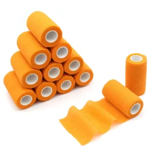 Non woven Elastic Self Adhesive Bandage Vet Wrap Latex Free for Horse Racing Protection Skin Color Athletic Cohesive Bandage