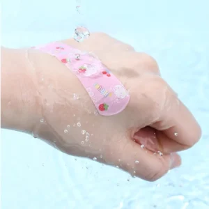 Non woven PE Elastic Fabric PU+Non Woven Pad Waterproof Medical Plaster Bandage First Aid Plaster