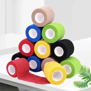 Non woven Self adhesive Elastic Bandage Medical Adhesive Tape Jumbo Roll for Athletes