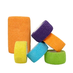 Nonwoven Cohesive Light Medical Sports Wrap High Compression Elastic Self Adhesive Eco friendly Unisex Bandage