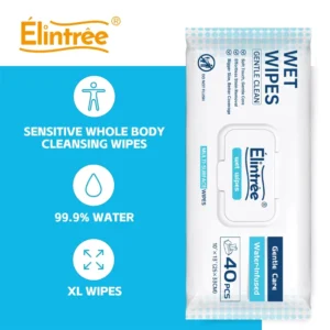 Nonwoven Flushable Wipes Individual Hand Mouth Wet Wipes for Cleaning Intimate Hygiene Custom Logo OEM Manufacturing Cleansing