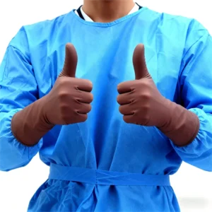 Novel Designed Orthopaedic Latex Disposable Gloves Safety Hand Gloves High Risk Surgeries ASTM D6319 Standard Adherence Sterile