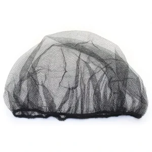 Nylon Hair Net Black 24inch Durable Hair Nets Food Service