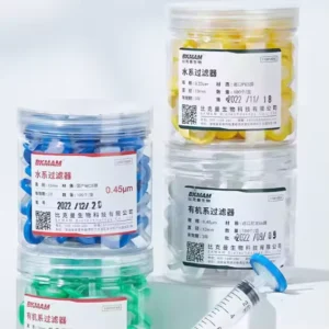 Nylon PES MCE PVDF Material Syringe Filter 25mm 13mm Plastic Lab Supply Filter
