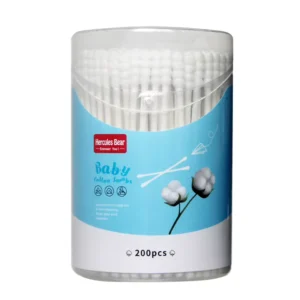 OEM Baby Cotton Swab Double Headed Shape Spiral Shape Cotton Swab Paper Swab Material High quality Cotton 9039