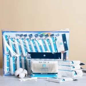 OEM Big Pack Plastic/Wood/Bamboo/Paper Stick Two Head Multi-Purpose Soft & Gentle Cotton Swabs Daily Use Cotton Buds