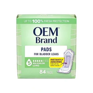 OEM Brand Eco Friendly Disposable Incontinence Pad Leak Guard Soft Breathable Non Woven Fabric
