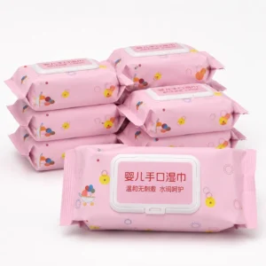OEM China Manufacture Biodegradable Pure Water Wipes for New Born Children Cleaning Hands