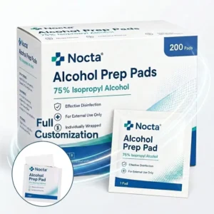 OEM Custom 75% Isopropyl Alcohol Disinfecting Wipes Sanitizing Antibacterial Wet Tissues Medical Grade Disposable Alcohol Pad