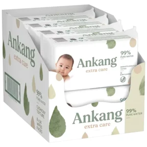 OEM Custom Biodegradable Bamboo Baby Wipes Sensitive Skin Safe Natural Organic Wet Wipes for Baby Bulk Manufacturing