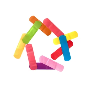 OEM Custom Colours Disposable Band Aid Cute & Colourful Waterproof Medical Wound Plaster Household PE Material Safety Feature