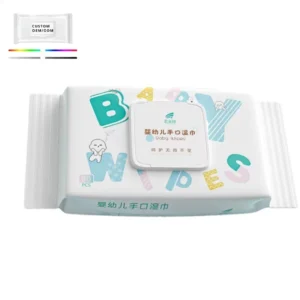 OEM Custom Eco Friendly Antibacterial Extra Soft 10pcs Feminine Baby Wet Cleansing Wipes Free Sample Customised Logo