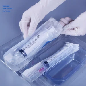 OEM Customized Disposable Syringes Medical Packaging Medical Plastic Blister Packaging