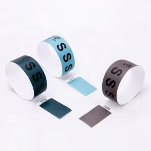 OEM Design Colorful Waterproof Paper Concert Wrist Band Bracelets Tyvek Wrist Bands For Tickets