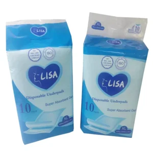 OEM Disposable Waterproof 1 Ply Wood Pulp Incontinence Pads 60x90cm for Patient Care Model UP 11