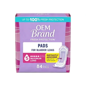 OEM Eco Friendly Disposable Adult Incontinence Pad Leak Guard Soft Breathable Non Woven Fabric Plain Woven