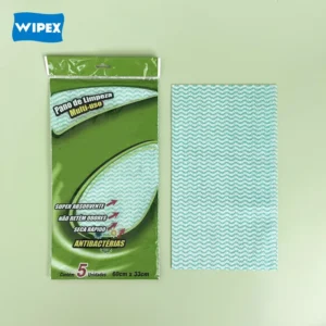 OEM Factory Dry and Wet Cleaning Non stick Dishcloths 60*33 Reusable Non Woven Viscose Paper Kitchen Rags Disposable
