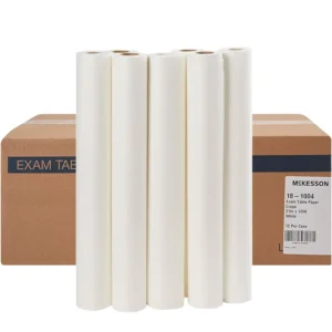 OEM Factory Smooth Disposable Gynecological Exam Table Paper Medical Examination Bed Sheet Rolls for Hospitals Hotels