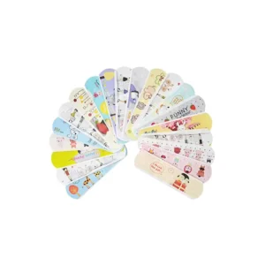 OEM First Aid Band Aid Self Adhesive Plaster Custom Printed Waterproof Medical Band Aid